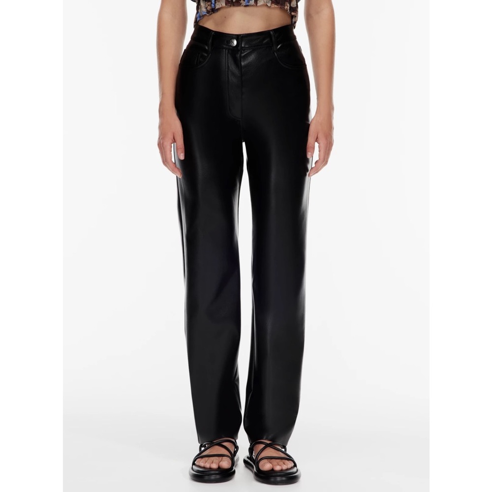 Aritzia Wilfred Melina Pants Black